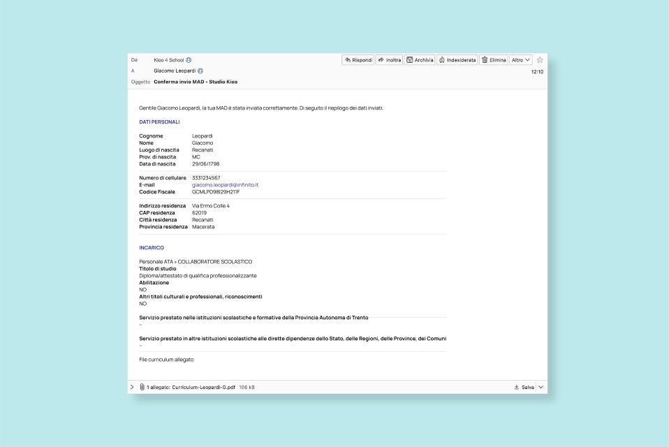 Funzionalita Notifiche automatiche